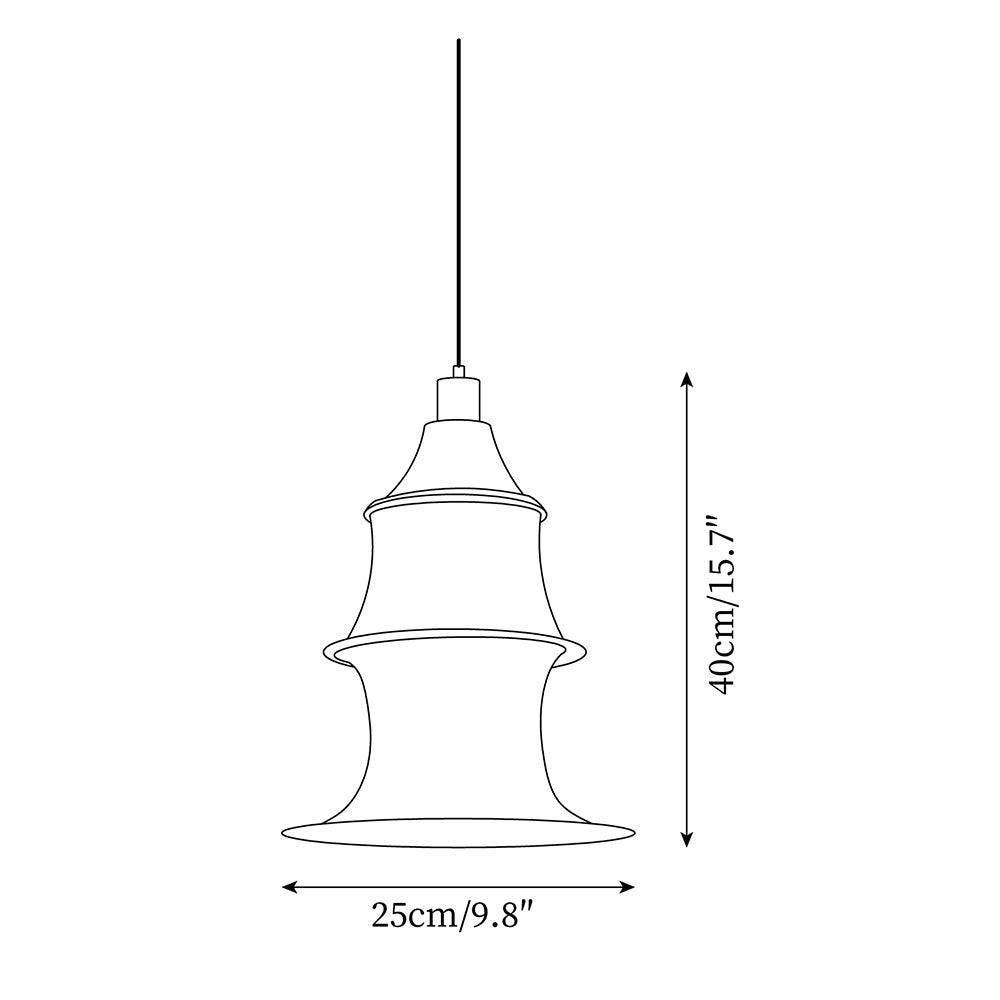 Falkland Pendant Lamp Tiered