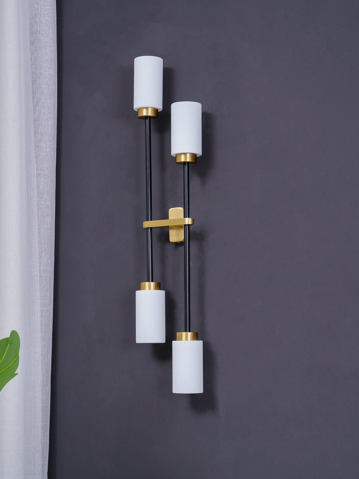 Lustra Applique Murale En Verre Cylindrique Linéaire