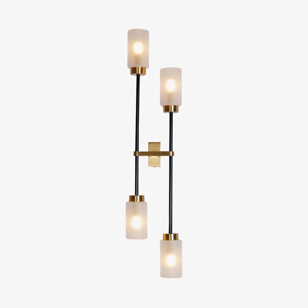 Lustra Applique Murale En Verre Cylindrique Linéaire