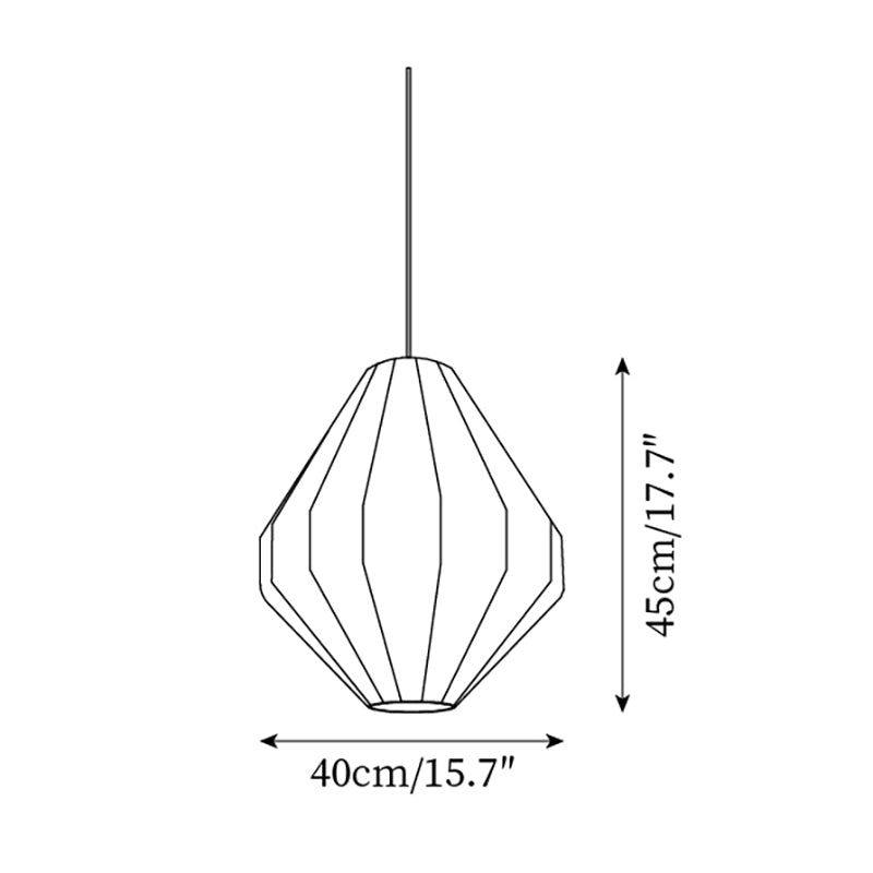 Felida Suspension Géométrique Tissu Minimaliste