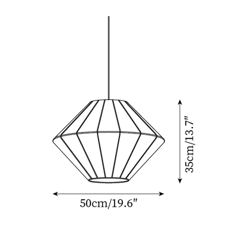 Felida Suspension Géométrique Tissu Minimaliste