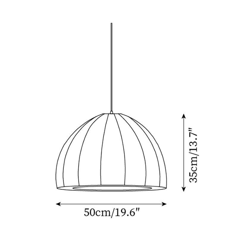 Felida Suspension Géométrique Tissu Minimaliste