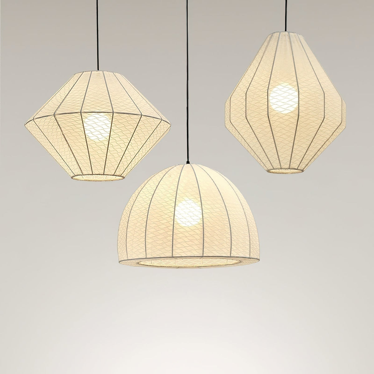 Felida Suspension Géométrique Tissu Minimaliste