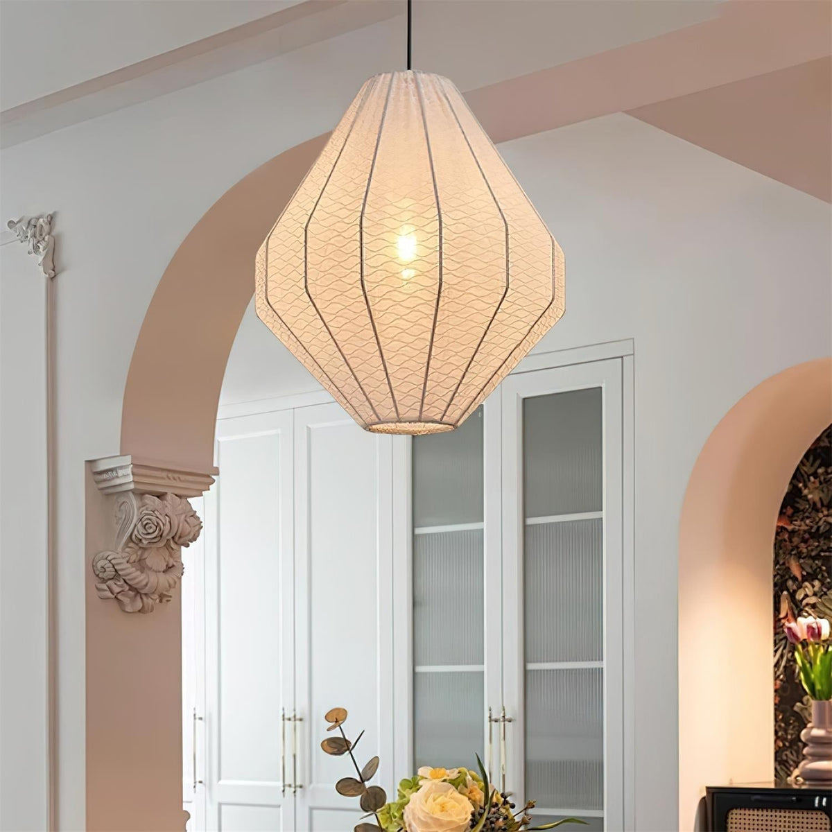 Felida Suspension Géométrique Tissu Minimaliste