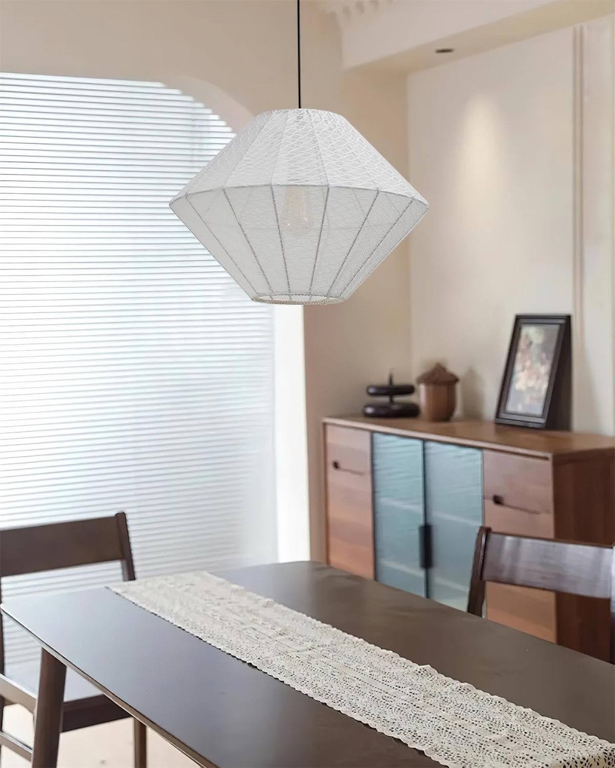 Felida Suspension Géométrique Tissu Minimaliste