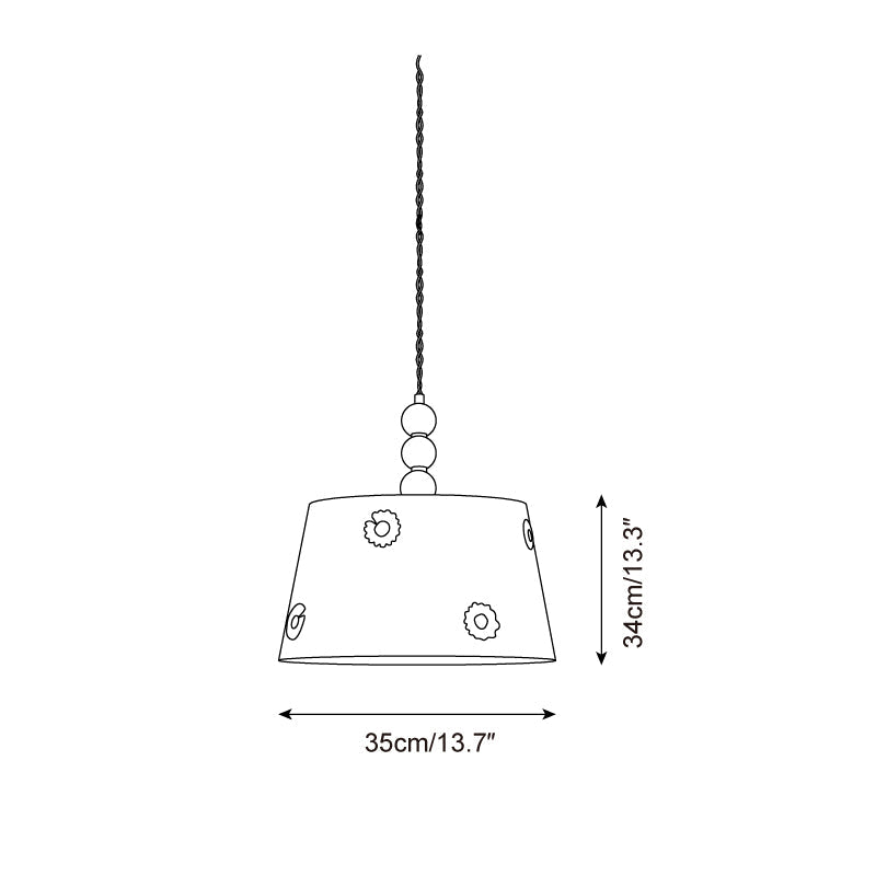 Tatum Suspension Minimaliste en Bois