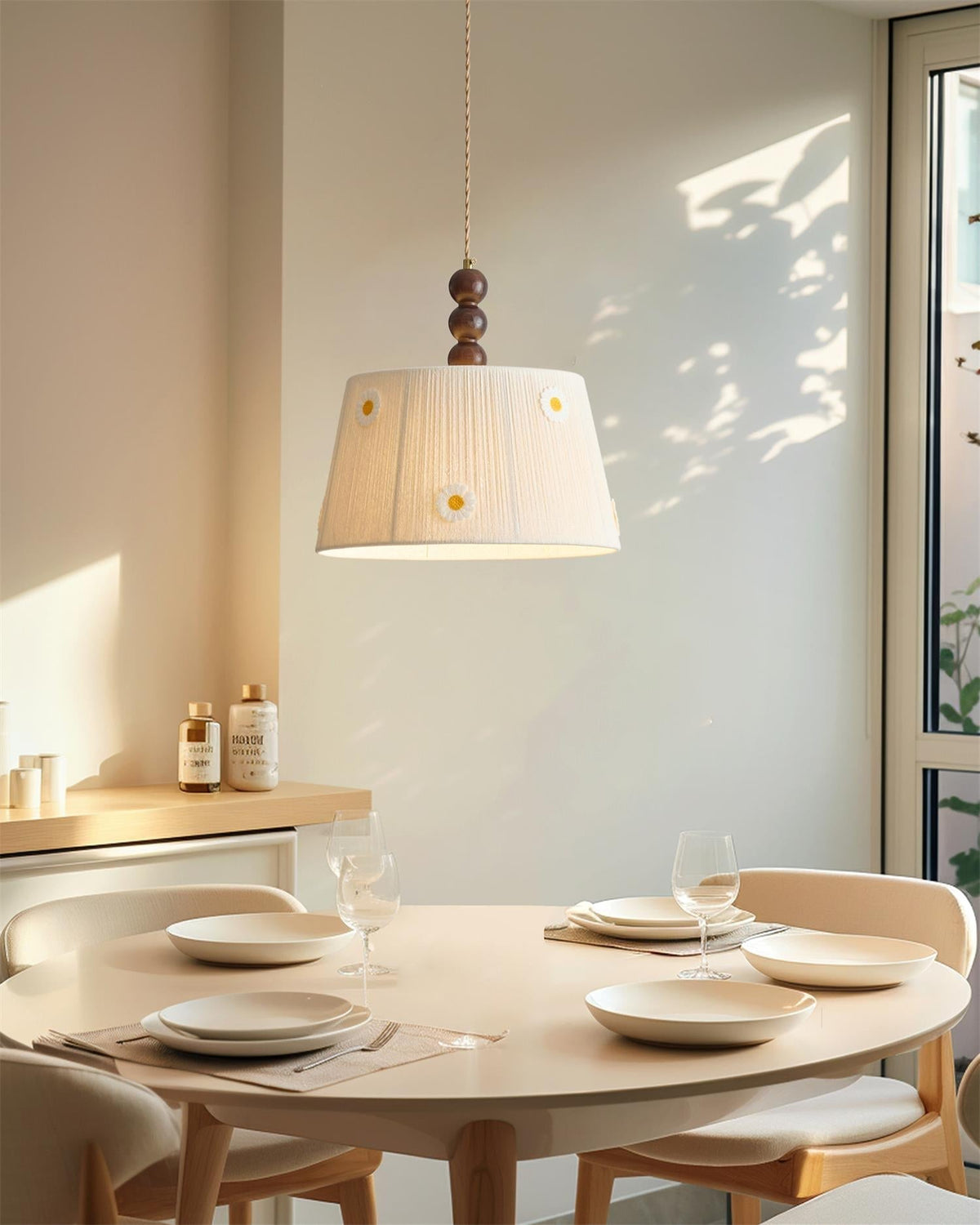 Tatum Suspension Minimaliste en Bois