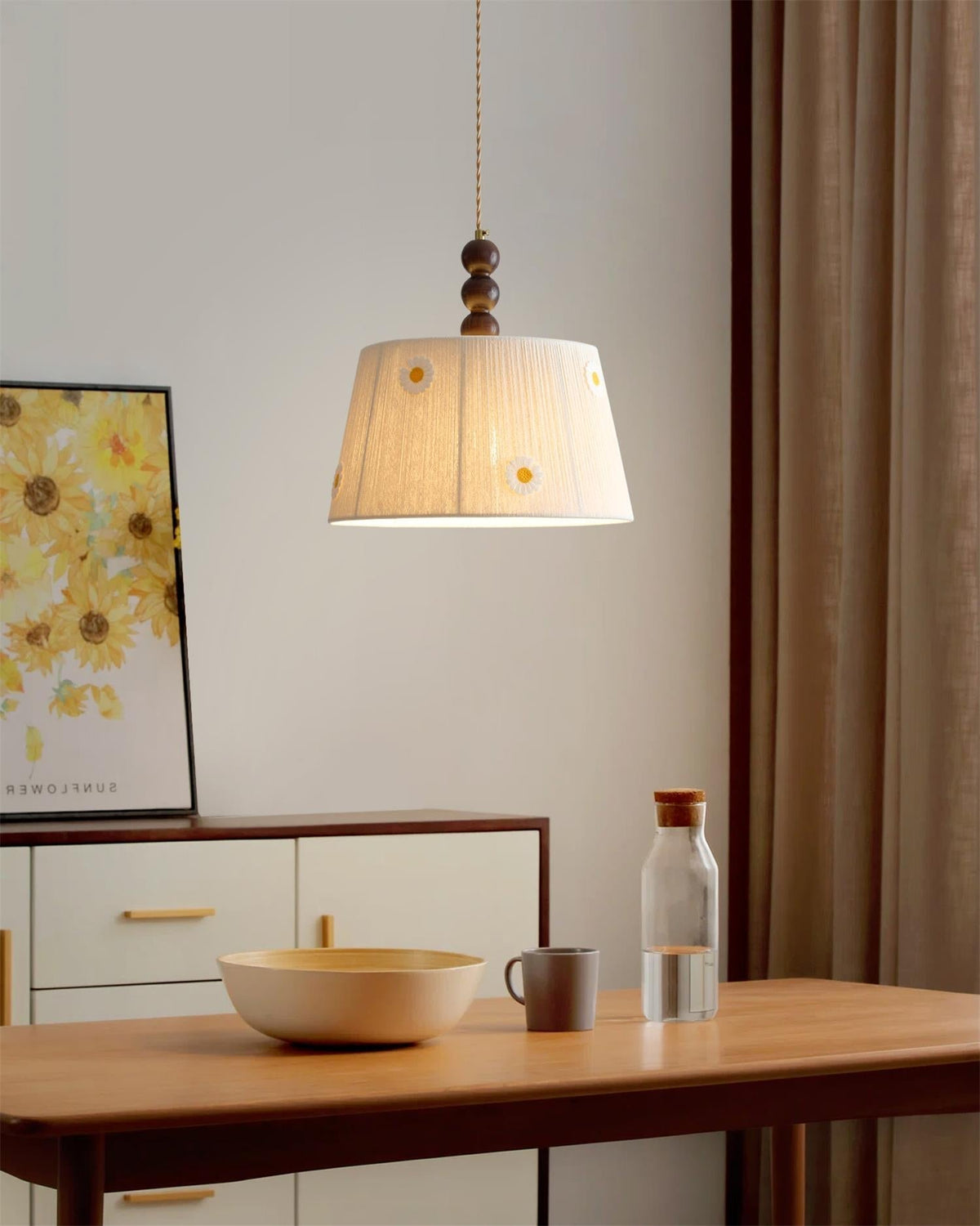 Tatum Suspension Minimaliste en Bois