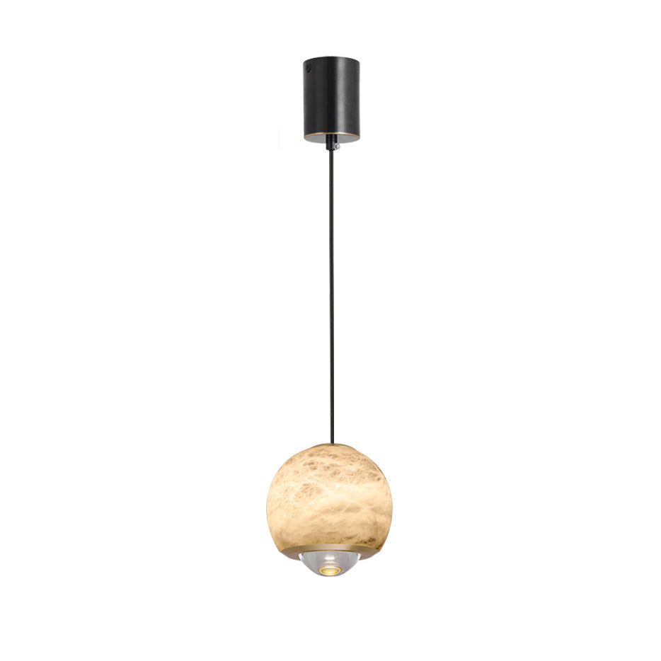 Zephaan Suspension Laiton Albâtre Moderne Minimaliste