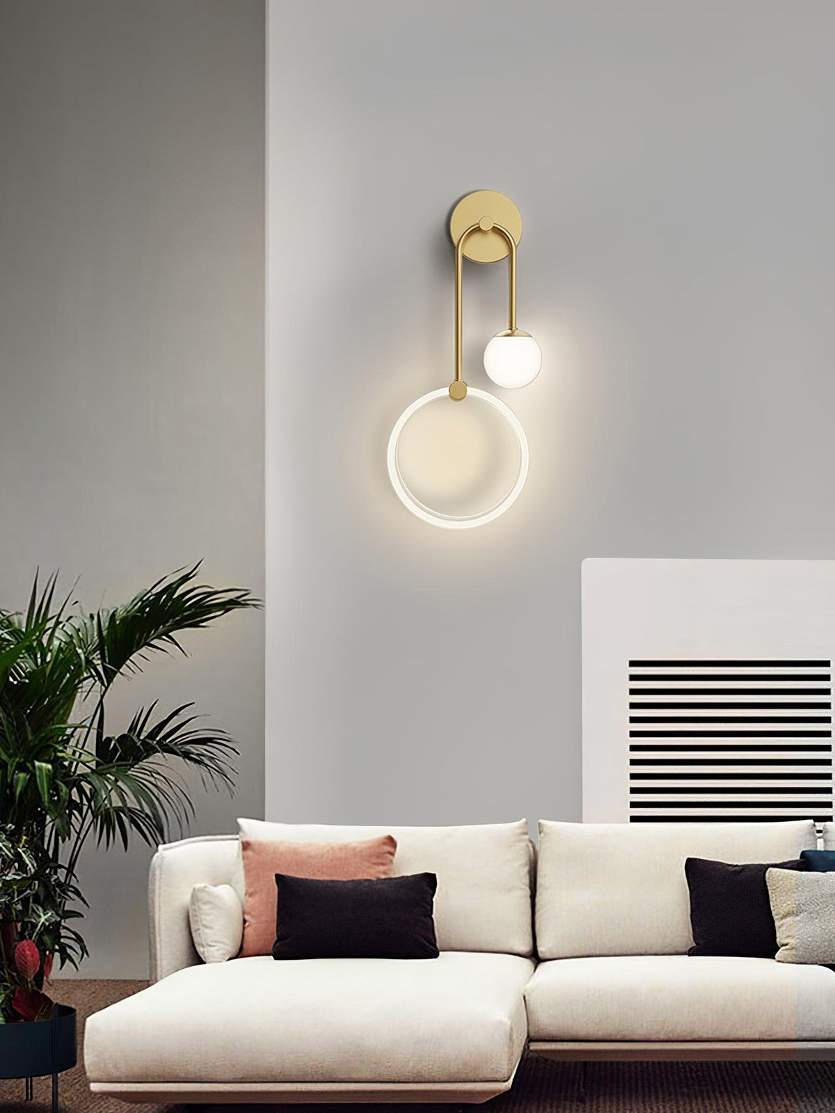 Warren Applique Murale LED Laiton Minimaliste Moderne