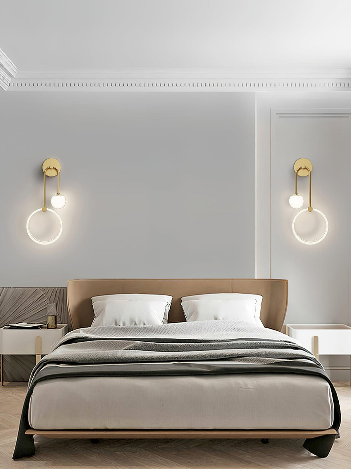 Warren Applique Murale LED Laiton Minimaliste Moderne
