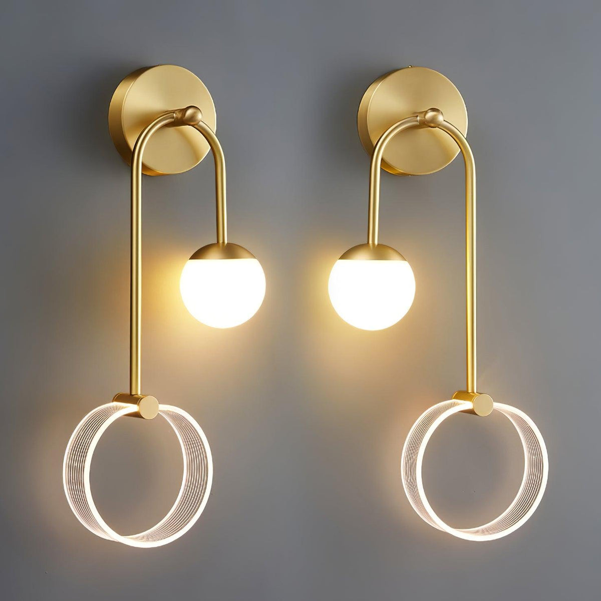 Warren Applique Murale LED Laiton Minimaliste Moderne