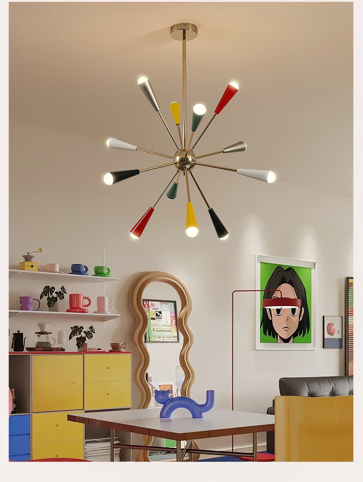 Brandon Lustre Métal Moderne