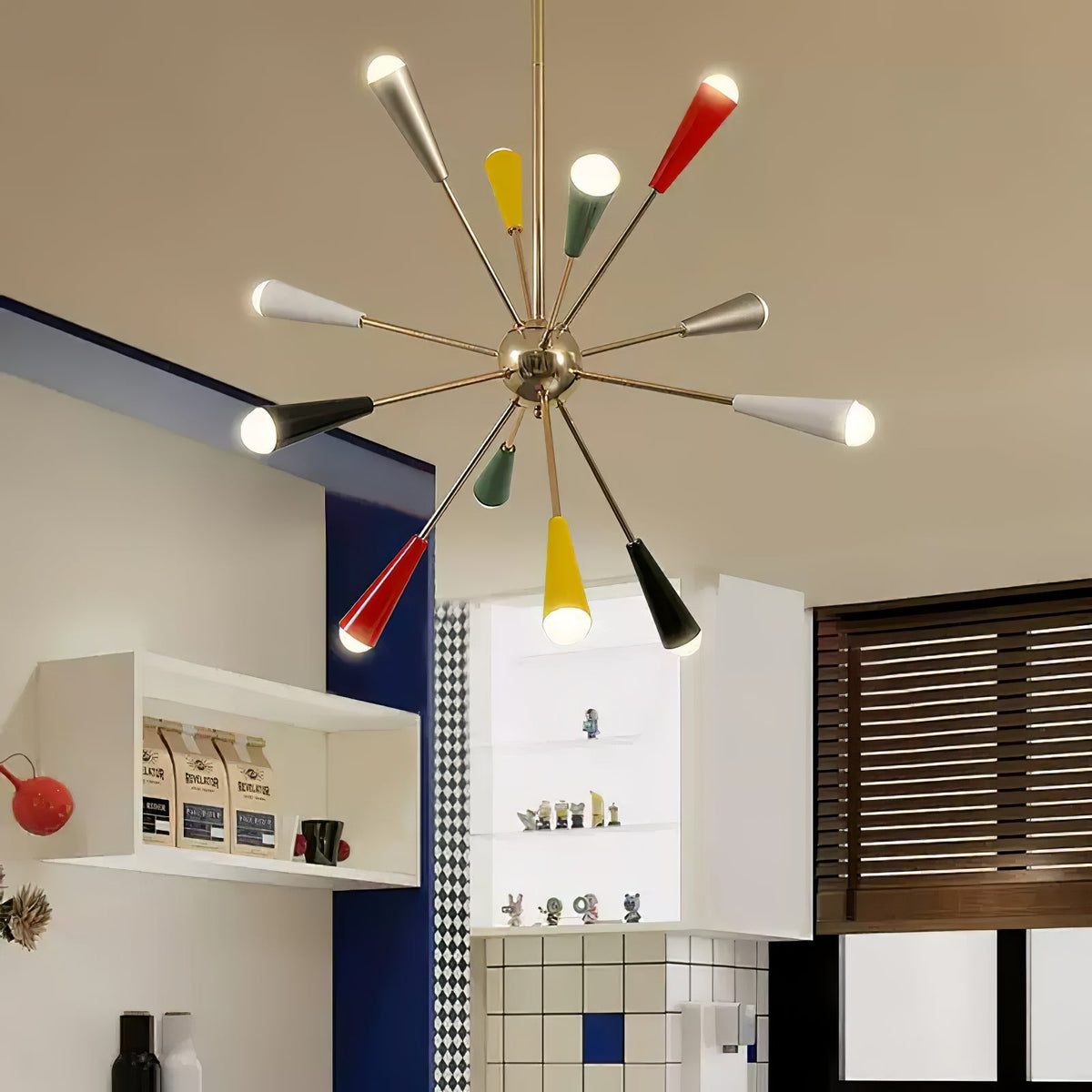 Brandon Lustre Métal Moderne
