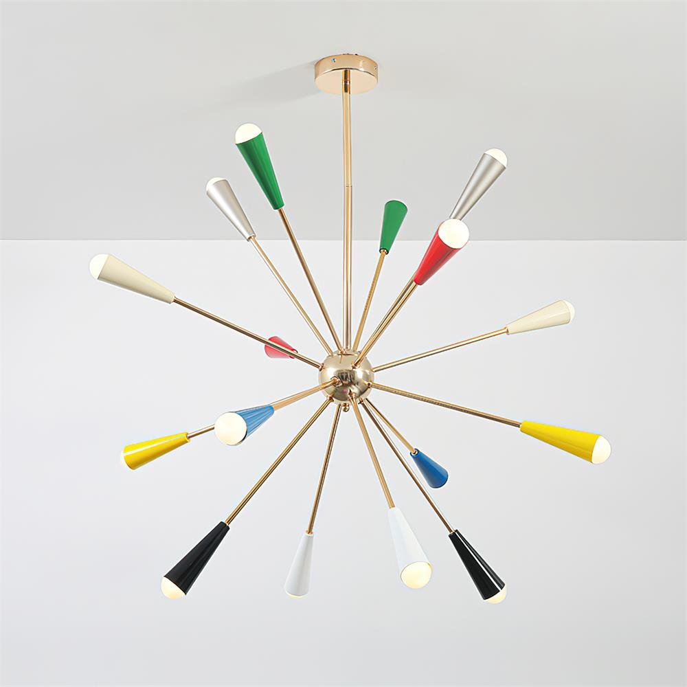 Brandon Lustre Métal Moderne