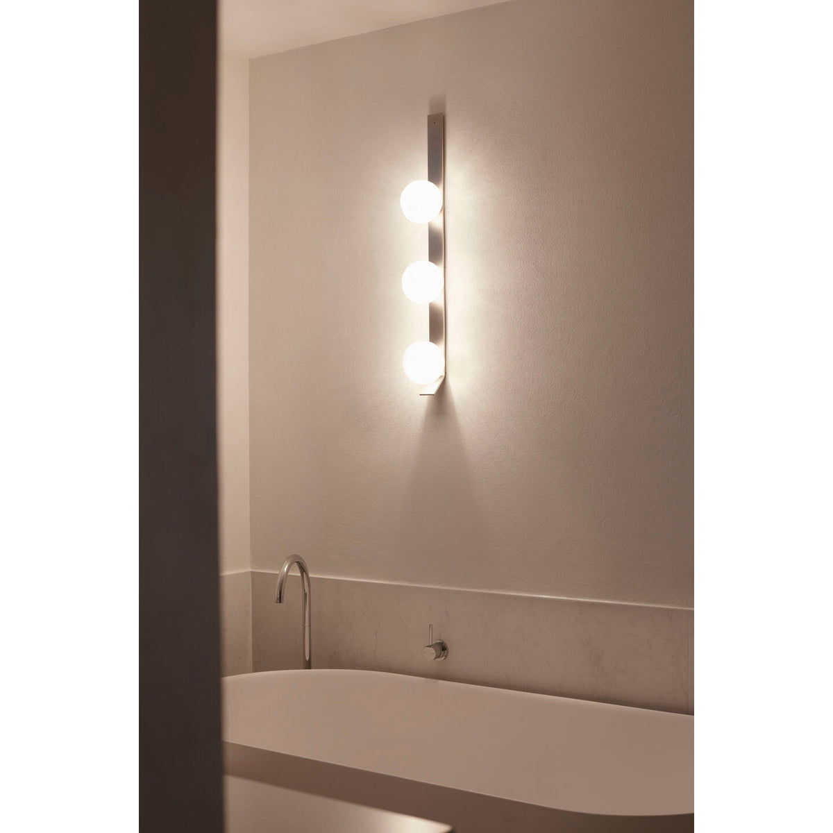 Fizi Applique Murale Cuivre Métal Verre Moderne