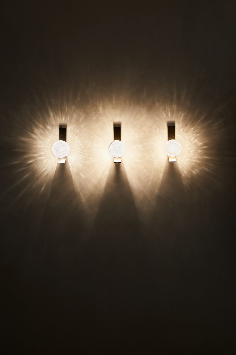 Fizi Applique Murale Cuivre Métal Verre Moderne
