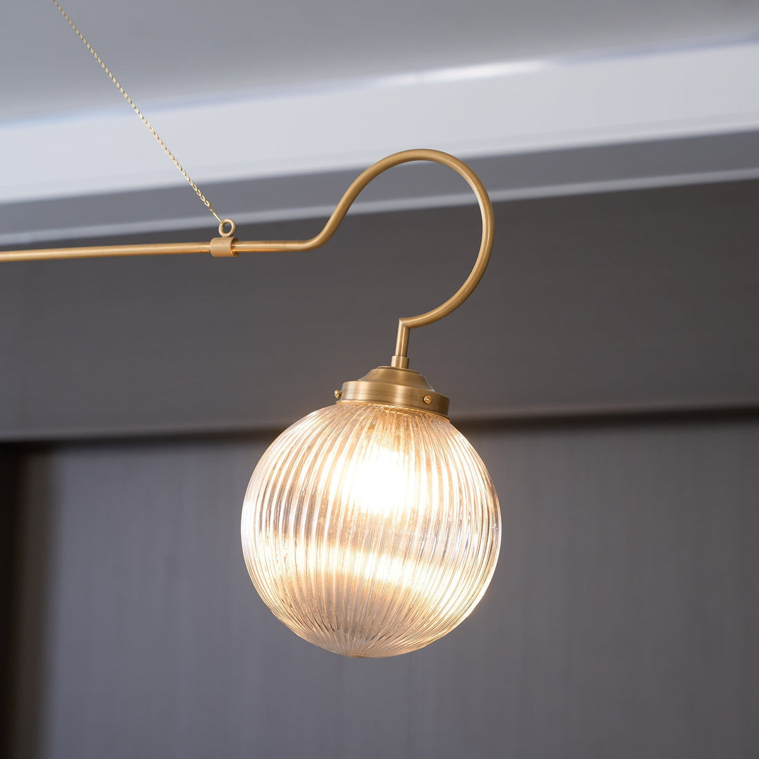Vavenia Lustre Laiton Verre Moderne Minimaliste