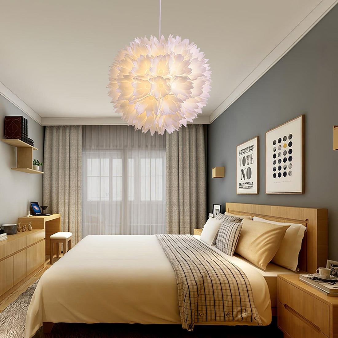 Celaeisra Suspension Ball Flowers Art Nordic