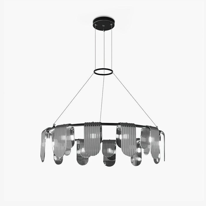 Leo Lustre en Verre Moderne