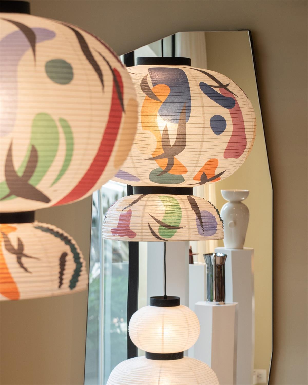 Formakami Suspension Abat-jour en Papier Abstrait