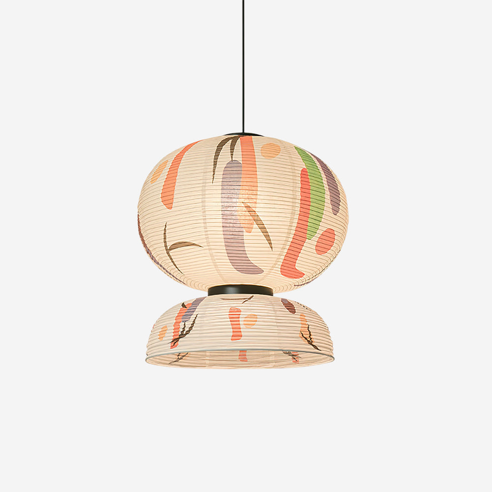 Formakami Suspension Abat-jour en Papier Abstrait