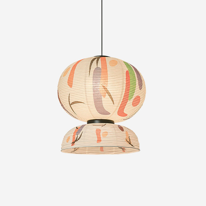 Formakami Suspension Abat-jour en Papier Abstrait