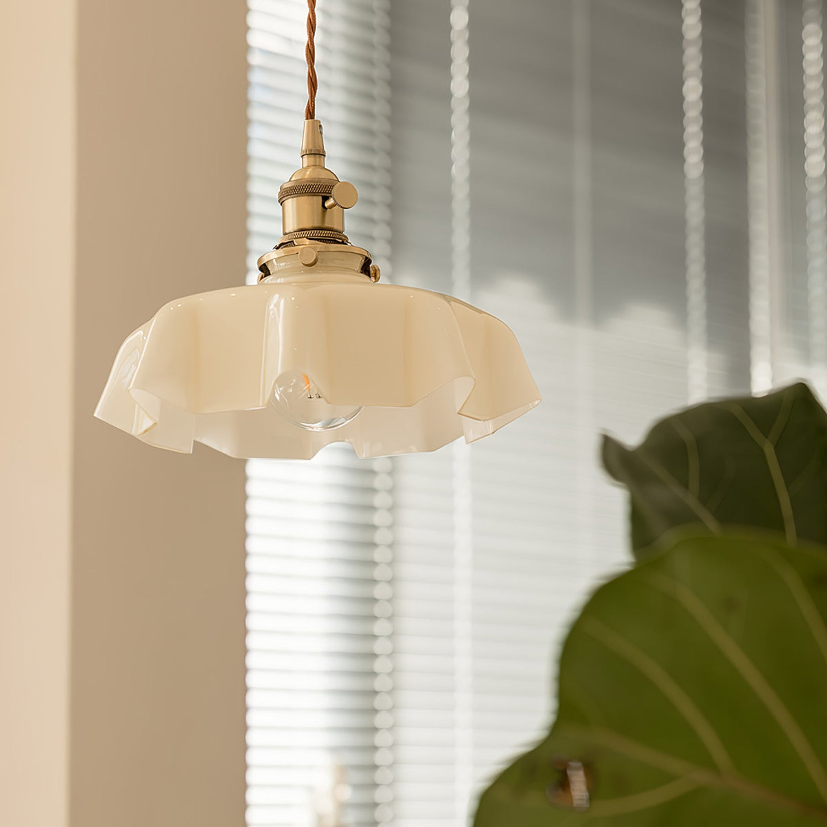 Civen Suspension Fleur Verre