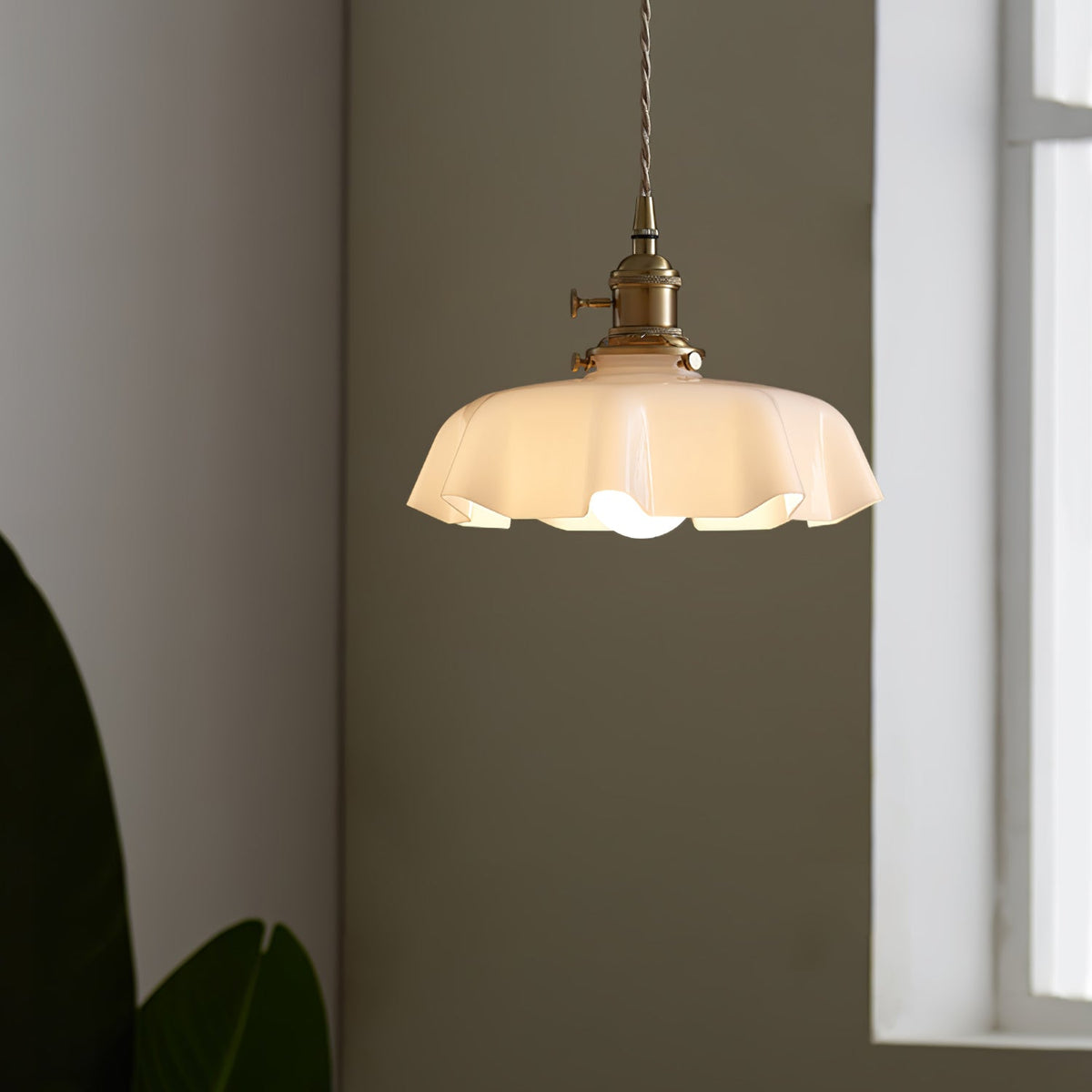 Civen Suspension Fleur Verre