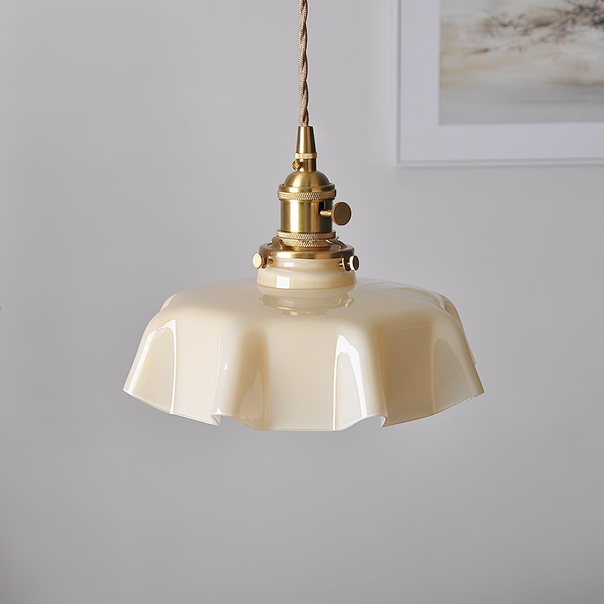 Civen Suspension Fleur Verre