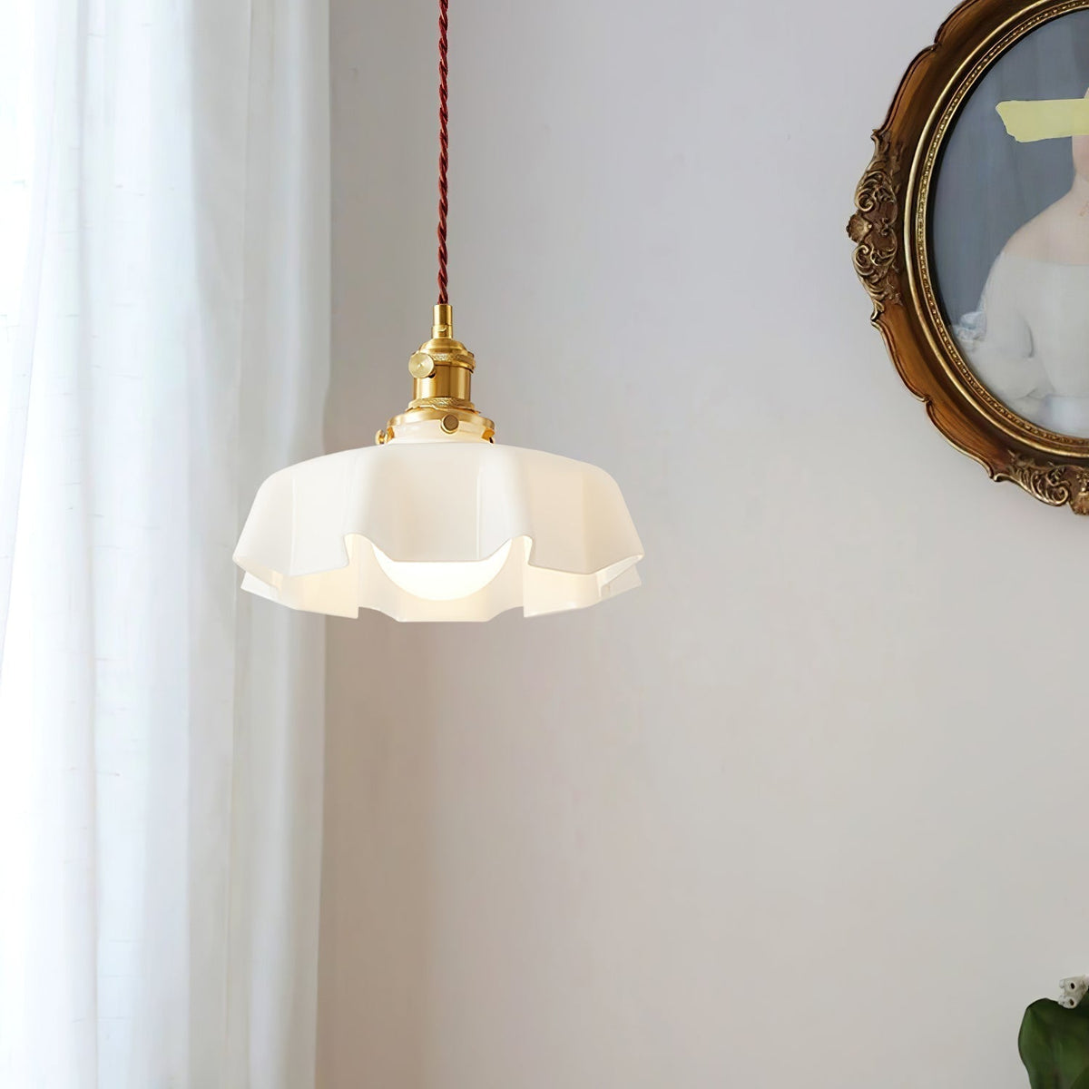 Civen Suspension Fleur Verre