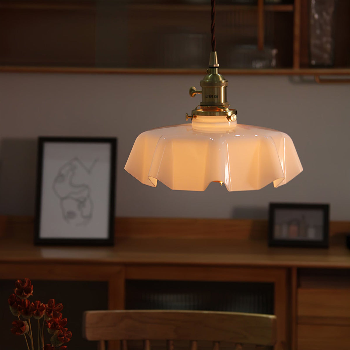 Civen Suspension Fleur Verre