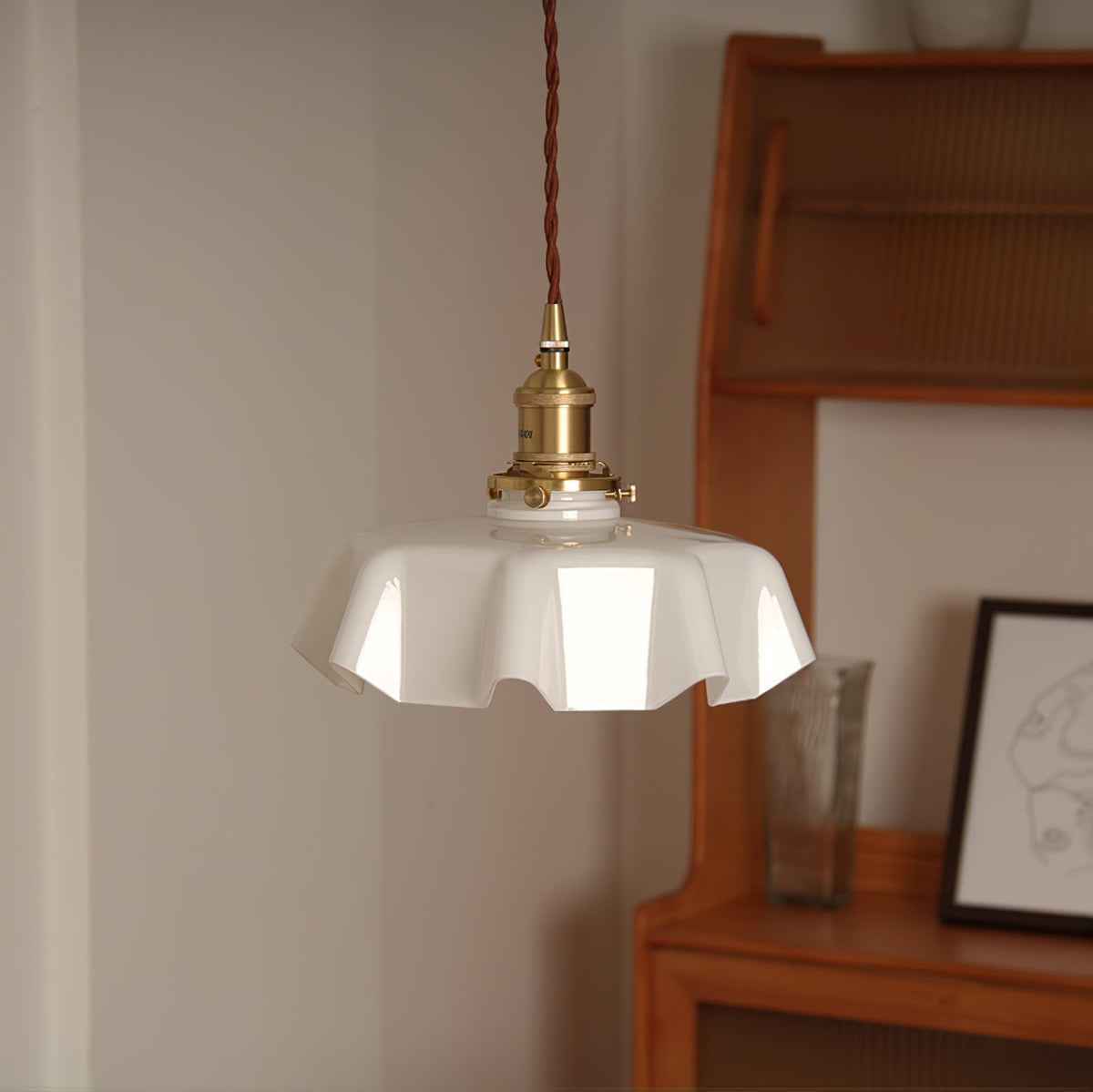 Civen Suspension Fleur Verre