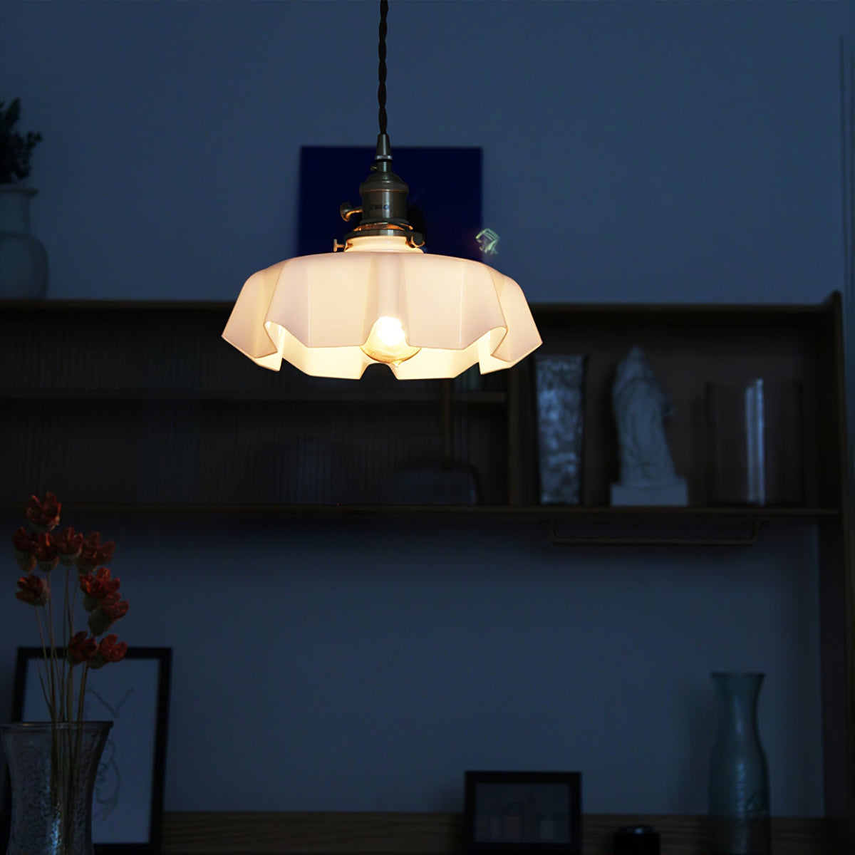 Civen Suspension Fleur Verre