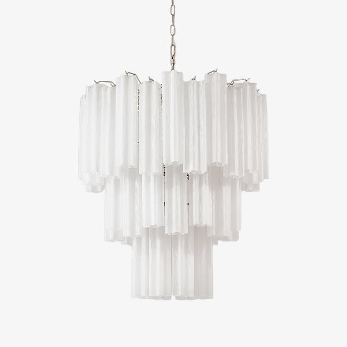 Aurora Lustre en Verre Givré Minimaliste