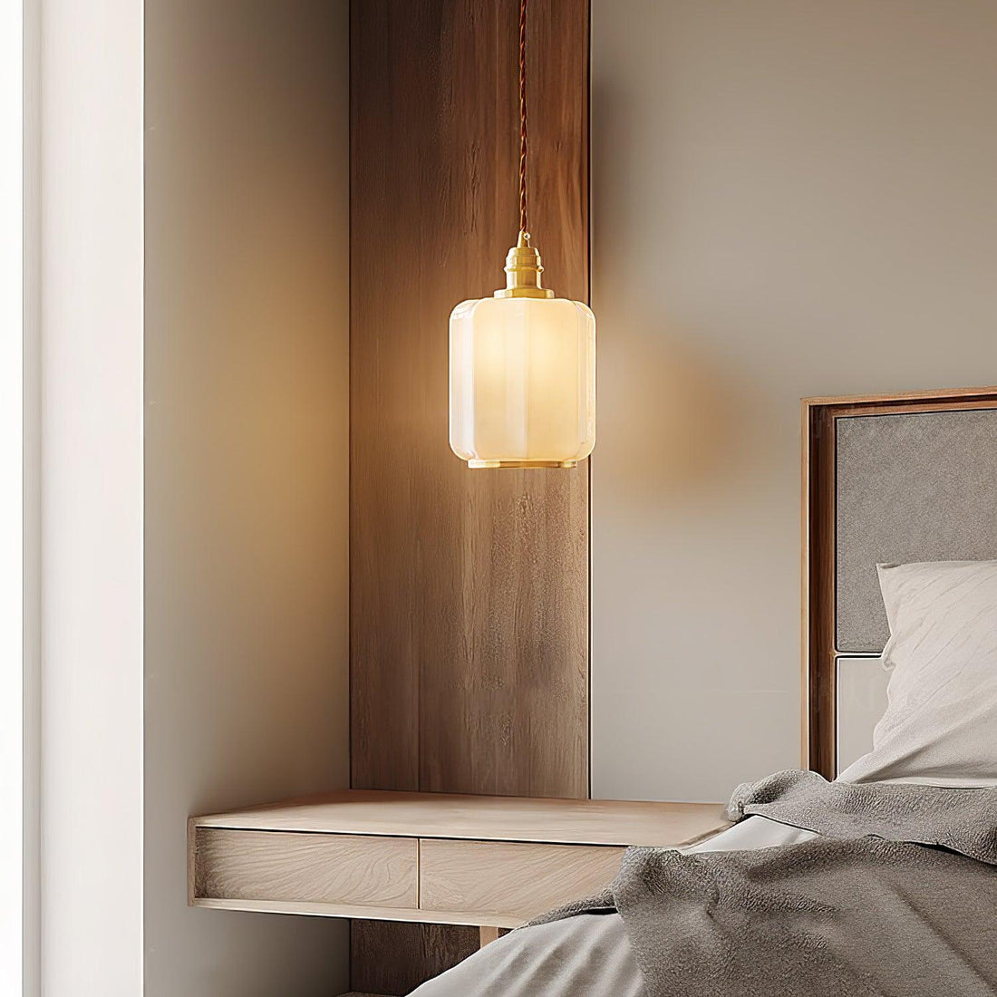 Lume Suspension en Laiton Vintage