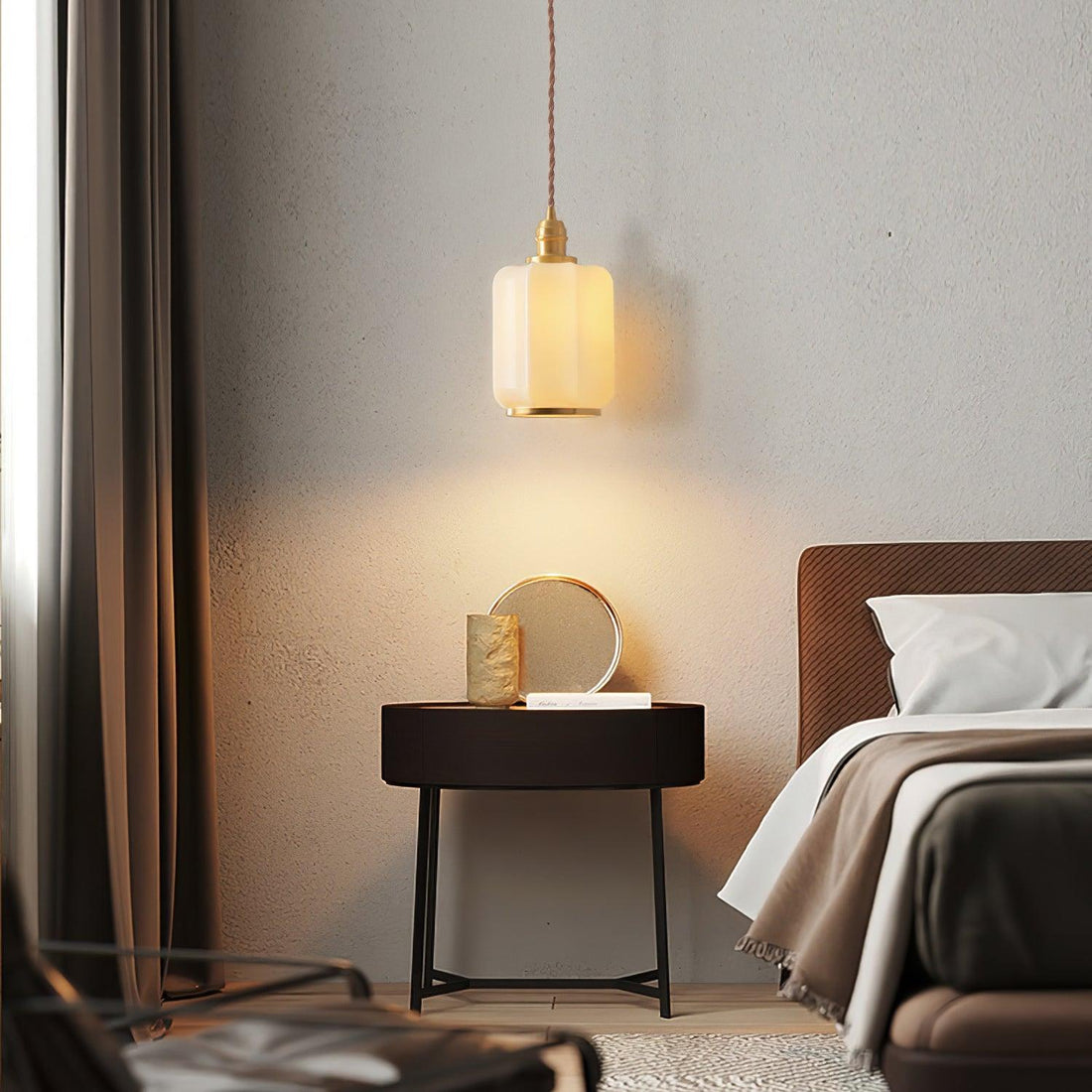 Lume Suspension en Laiton Vintage