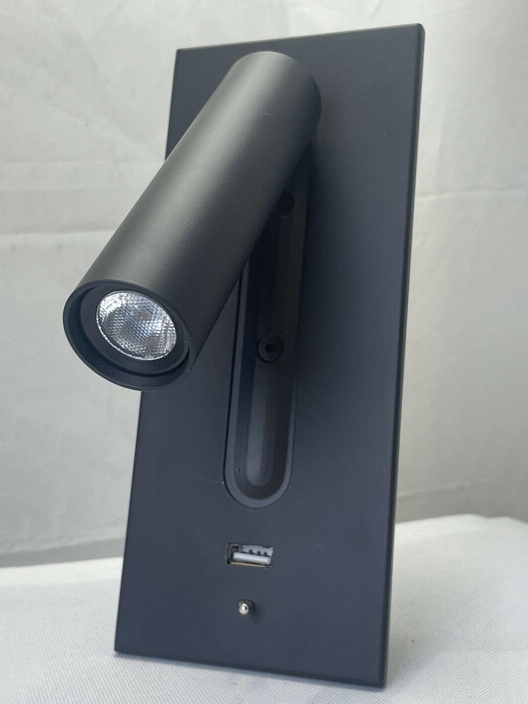 Aare Moderne Minimaliste Chevet Noir Luminaire Mural