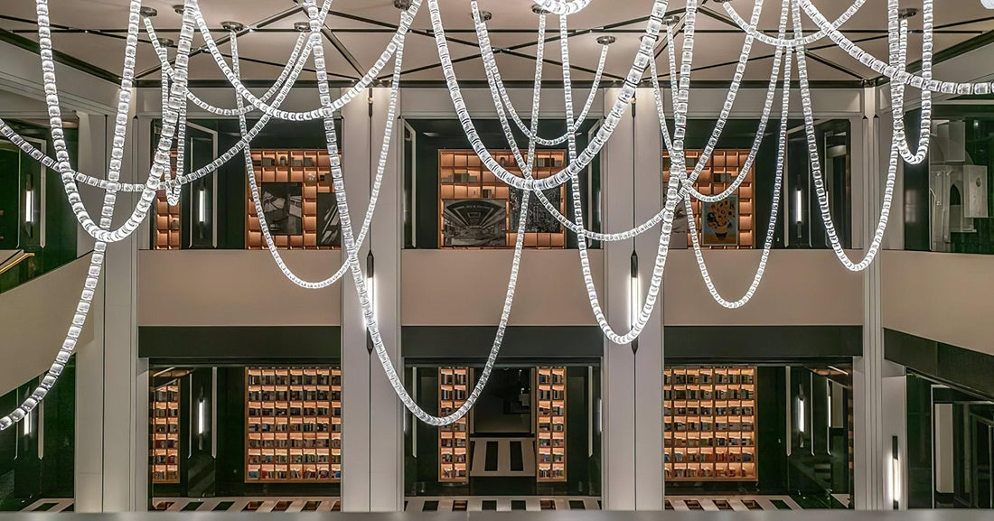 Nysilisra Luxe Crystal Suspension Lumière