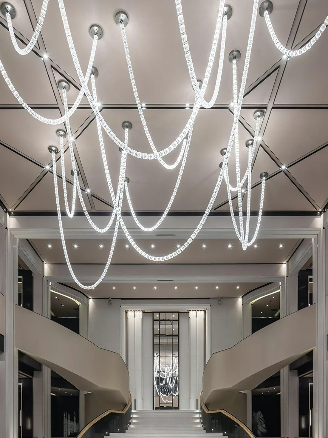 Nysilisra Luxe Crystal Suspension Lumière