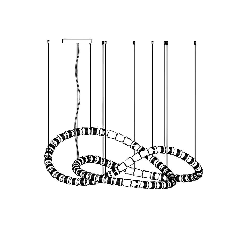Myvenarae Moderne LED Lustre