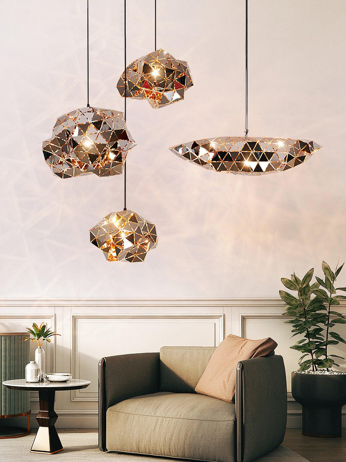 Nyraeila Suspension Panneau Art Nordique Premium