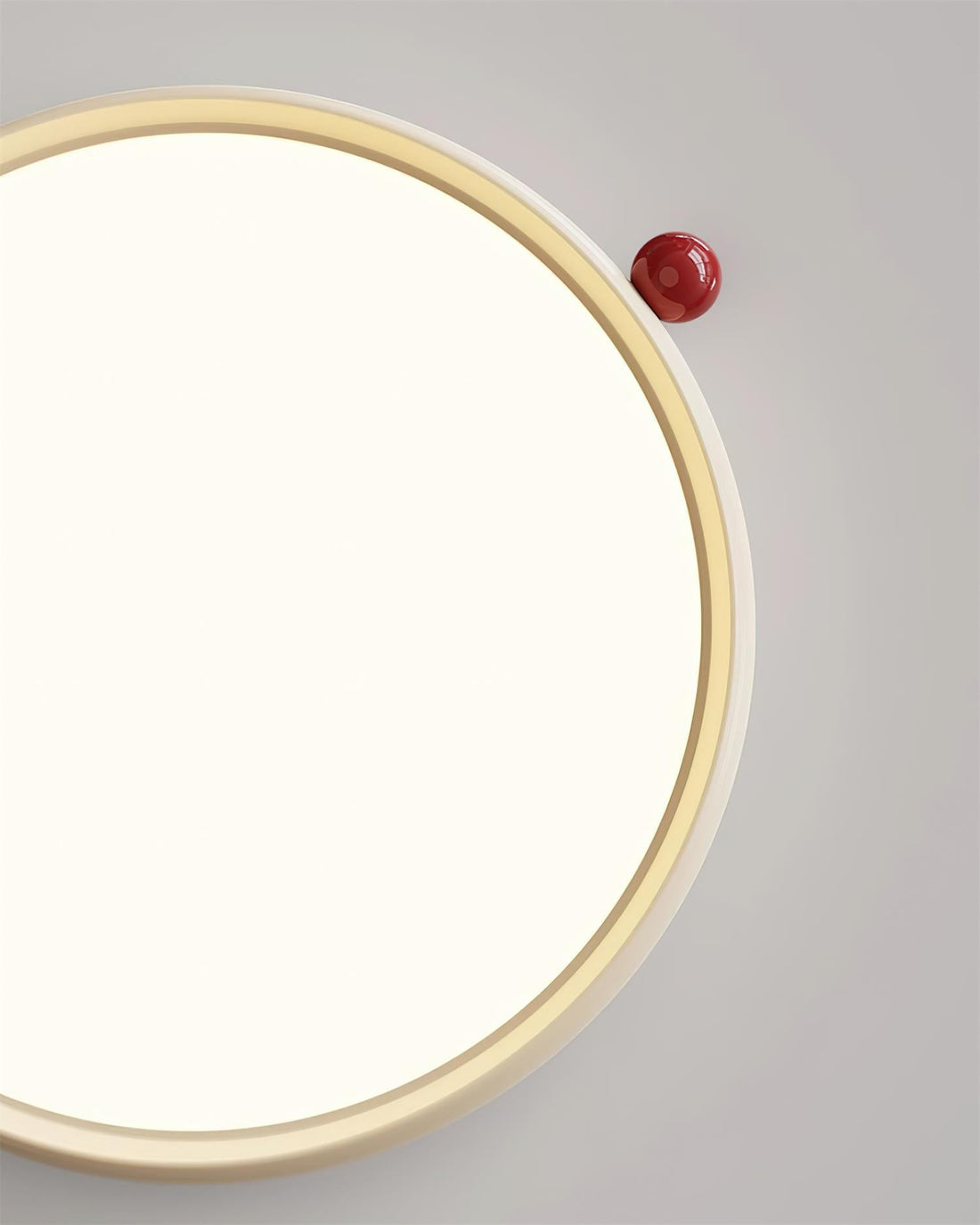 Geos Lustre Plafonnier Ton Bois Circulaire LED