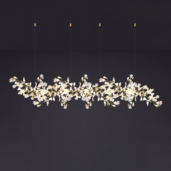 Olivia Céramique Gingko Feuille Lustre