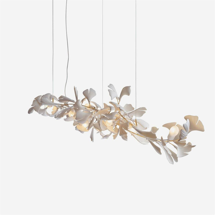 Gingko Lustre A Style Forme Branche Feuille Moderne Salle à Manger