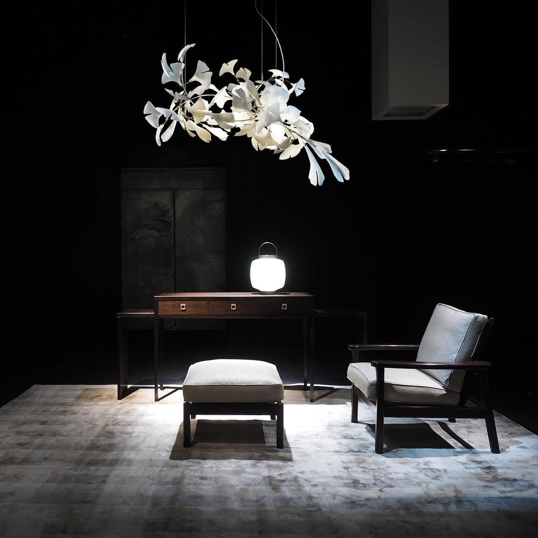 Gingko Lustre A Style Forme Branche Feuille Moderne Salle à Manger