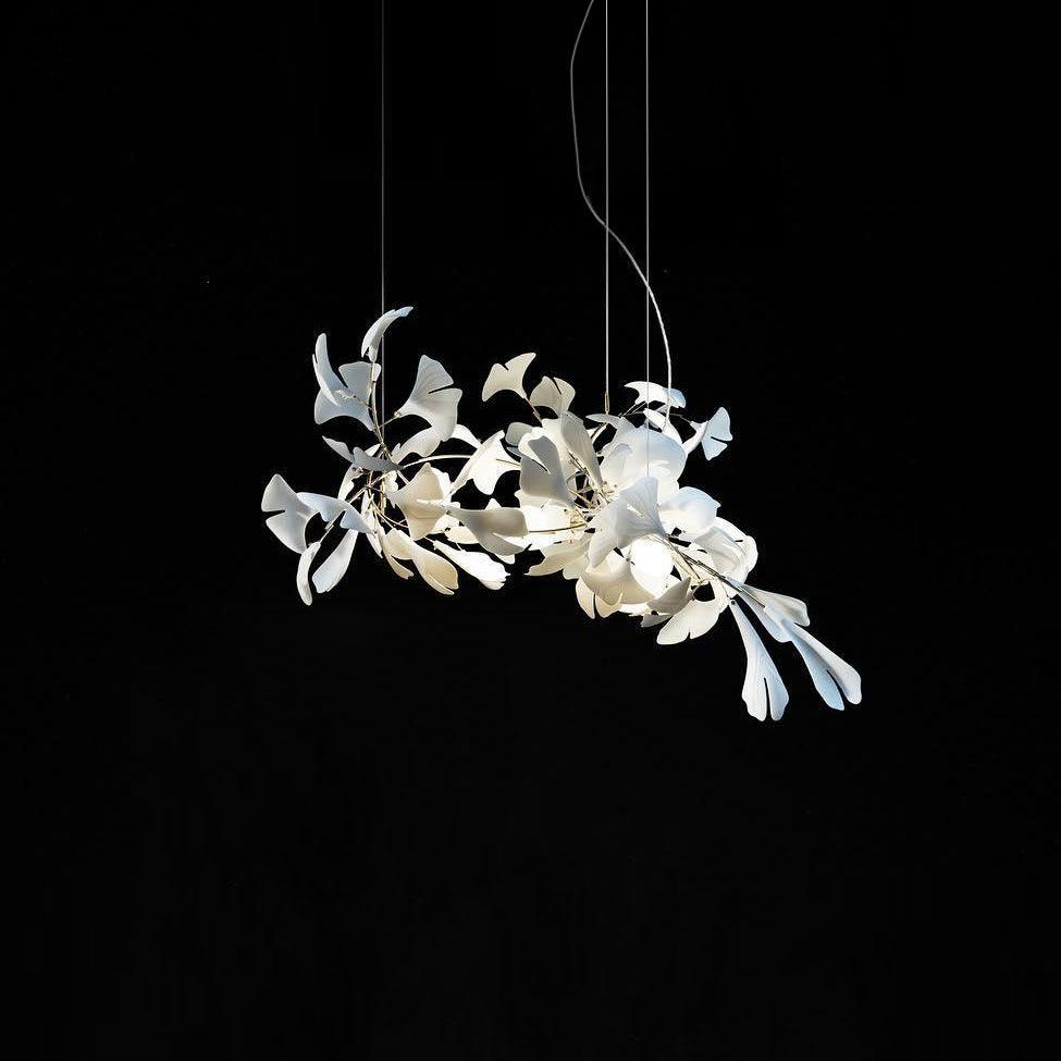Gingko Lustre A Style Forme Branche Feuille Moderne Salle à Manger