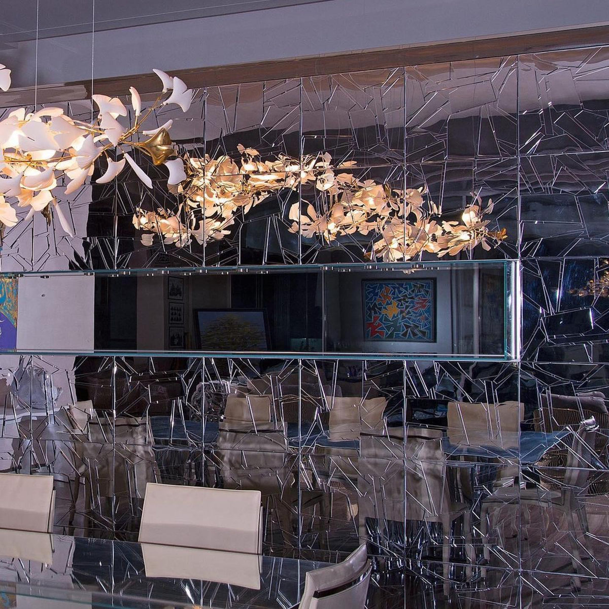 Gingko Lustre G Style Forme Branche Feuille Moderne