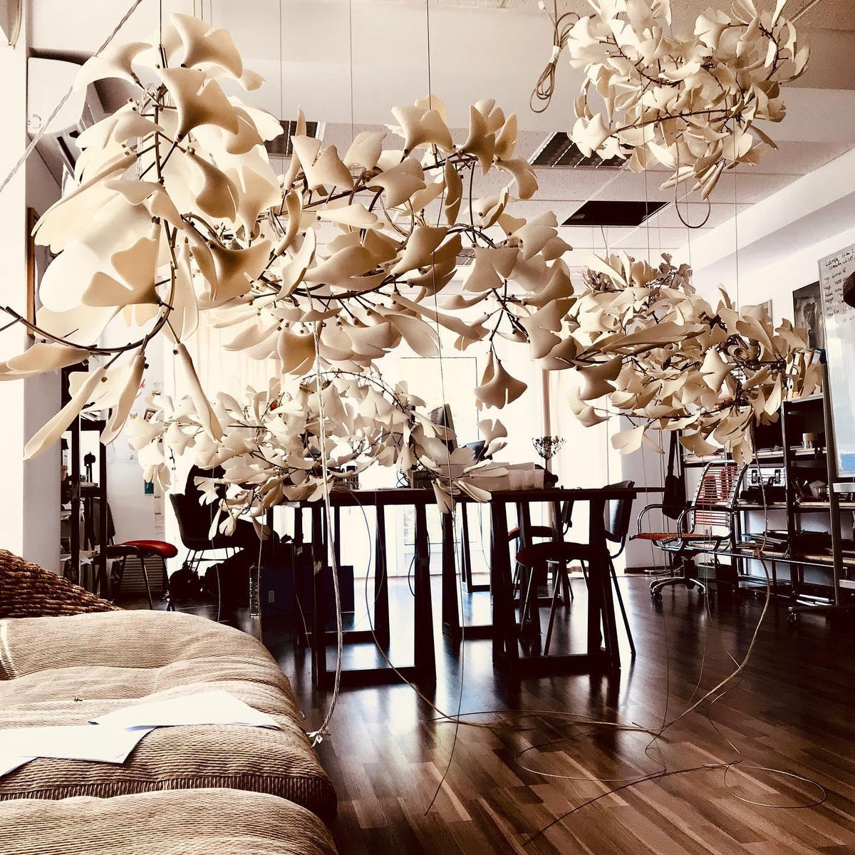 Gingko Lustre G Style Forme Branche Feuille Moderne