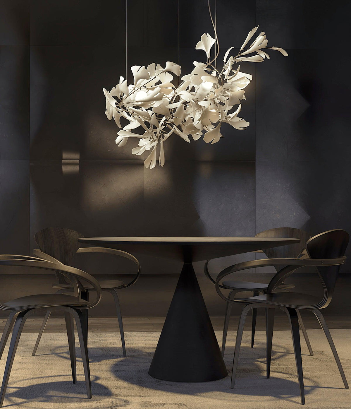 Gingko Lustre G Style Forme Branche Feuille Moderne